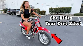 She Rides Your Dirt Bike! - Buttery Vlogs Ep188