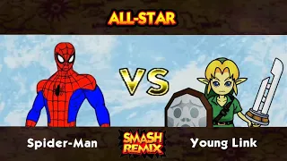 Smash Remix Spider-Man Vs Mode All Star Very Hard