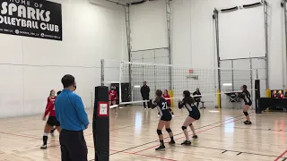 Fighting Angels VBC 13U Elite vs Sparks - (Set 2) NYS 13U Elite Championship Game 11-20-2021