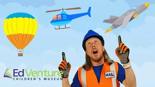 Handyman Hal Explores EdVenture Children's Museum | Learn About Flight | Fun Videos for Kids