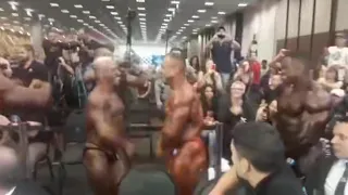 2019 IFBB Pro League Musclecontest Nacional 212 posedown with the fans