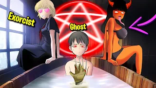 Ghost falls in love with an exorcist to keep Her from Catching him!! | Manhwa Recap