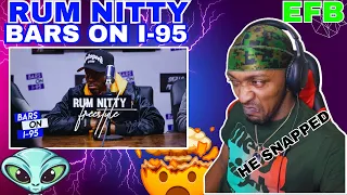 THE ALIEN IS DIFFERENT | RUM NITTY - BARS ON I-95 FREESTYLE (REACTION)