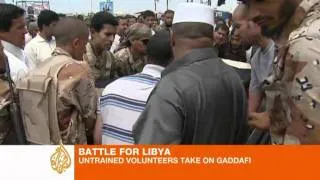 Volunteers continue to fight in Libya