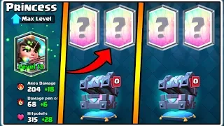 LEGENDARY KINGS CHEST OPENING | CLASH ROYALE | MAX PRINCESS!