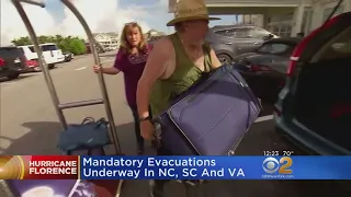 Evacuations Ordered As Hurricane Florence Heads For East Coast