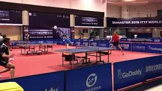 TIMO BOLL NEXT LEVEL BACKHAND COUNTERS feat. Hugo Calderano | 2018 China Open