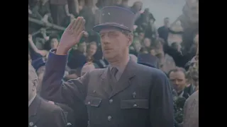 News Parade of the year 1945 (AI Colorized)