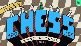 2024 Chess.com Invitational | MPO R1B9 | McBeth, Heimburg, Wysocki, Clemons | Jomez Disc Golf