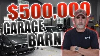 TOUR MY $500,000 MAN CAVE | Cars, Motorcycles, Tools, & More