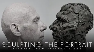 Beginning A Portrait Sculpture From Life - Ep. 1 - Excerpt From Patreon Video