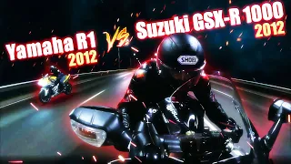 ЗАРУБА Suzuki GSX-R 1000 L2 vs Yamaha R1 vs Suzuki GSX-R 1000 K7