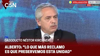 El discurso completo de ALBERTO FERNÁNDEZ en la INAUGURACIÓN del GASODUCTO NÉSTOR KIRCHNER