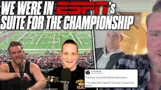 Pat McAfee & AJ Hawk Talk Their Experience At The National Championship Game