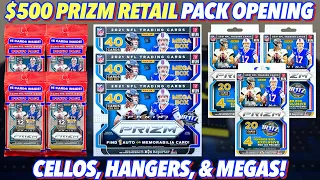 HUGE $500 PRIZM RETAIL OPENING! 2021 Panini Prizm Football Retail Cello Packs, Hanger Boxes, & Megas