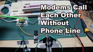 56k and 33.6k Modems Connecting to Each Other with no Phone Service