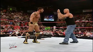 Stone Cold As A Special Enforcer - Muhammad Hassan Vs Shelton Benjamin 720p HD