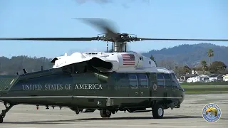 President Biden and state leaders land at Watsonville Municipal Airport