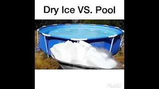 Dry Ice vs Pool