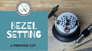 Jewellery Making Tips | Bezel Setting a Princess Cut Stone | Metalsmith Academy