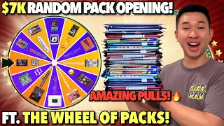 $7,000 RANDOM HOBBY PACK OPENING FT. THE WHEEL OF PACKS (SUPER JUICY 🔥🥵)