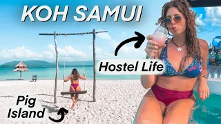 BACKPACKING KOH SAMUI 🌴🇹🇭 Hostel Life & Pig Island Trip