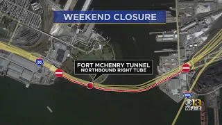 Road Work Closes Part Of Fort McHenry Tunnel This Weekend