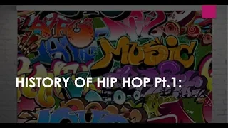 History of Hip Hop: Pt. 1