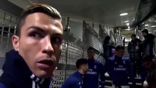 CR7 imita Felipão e cita o Grêmio em conversa com brasileiros