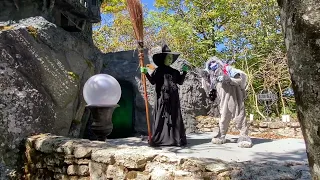 The Wicked Witch tries to find Dorothy at the Land of Oz on Beech Mountain