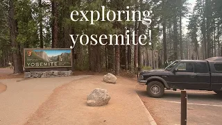 truck camping & hiking in Yosemite national park