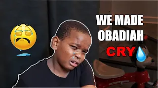 WE MADE OBADIAH CRY 😭|TRY THIS WITH YOUR FAMILY/CHRISTMAS SHOPPING