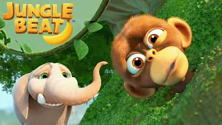 Stuck in the Middle With You | Jungle Beat | Cartoons for Kids | WildBrain Bananas