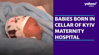 Meet babies born in the cellar of Kyiv maternity hospital and their brave mums | Yahoo Australia