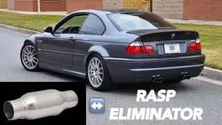 E46 M3 rasp eliminator | Affordable & effective bottle resonator BEFORE and AFTER!