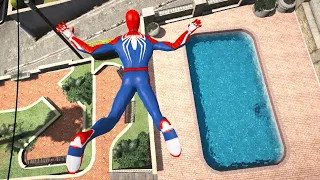 GTA 5 Water Ragdolls | SPIDERMAN Jumps/Fails ep.38 (Euphoria physics, Falls, Funny Moments)