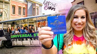 OUR FIRST VIP EXPERIENCE AT UNIVERSAL STUDIOS HOLLYWOOD | Mouse Vibes