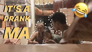 NAG-AWAY HABANG KUMAKAIN PRANK KAY MAMA | James Pagobo