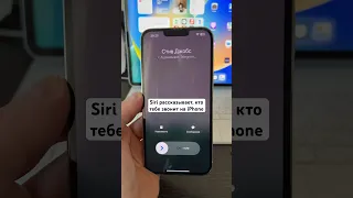 Siri рассказывает, кто тебе звонит на iPhone #apple #ipad #iphone #iphonex #siri