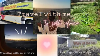 Travel with me to South africa🇿🇦 |  2 days in the bus, !khwa ttu lodge |Namibian youtuber📍