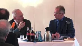 Zusammengefasst: Europapolitik - Podiumsdiskussion mit Bundesfinanzminister Dr. Wolfgang Schäuble