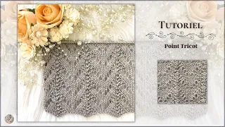 #321 Tutoriel Point Fantaisie au Tricot - ULTRA SIMPLE 🧶@mailanec  #knitting #tutorial
