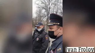 ПОЛИЦЕЙСКИЙ ПРОИЗВОЛ В НОВОСИБИРСКЕ!