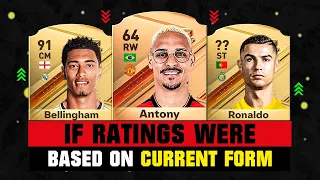 IF RATINGS Were Based on CURRENT FORM! ft. Antony, Bellingham, Ronaldo…