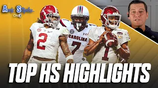 Top 10 High School Football Highlights | Reggie Bush, Jadeveon Clowney, Kyler Murray, Derrick Henry