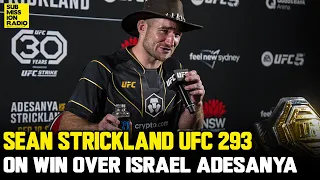 Sean Strickland Reacts to Israel Adesanya Win: "I Think I Proved Myself Wrong ... It's Weird"