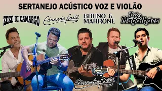 Zezé Di Camargo, Léo Magalhães, Eduardo Costa, Bruno e Marrone - Sertanejo Acústico Voz e Violão