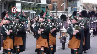 1st Battalion Irish Guards Pipes and Drums - Windsor