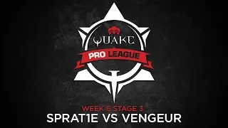 Sprat1e vs Vengeur - Quake Pro League - Stage 3 Week 6