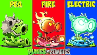 Random 5 PEA & Support Plant Battlez - Who Will Win? - Pvz 2 Plant vs Plant